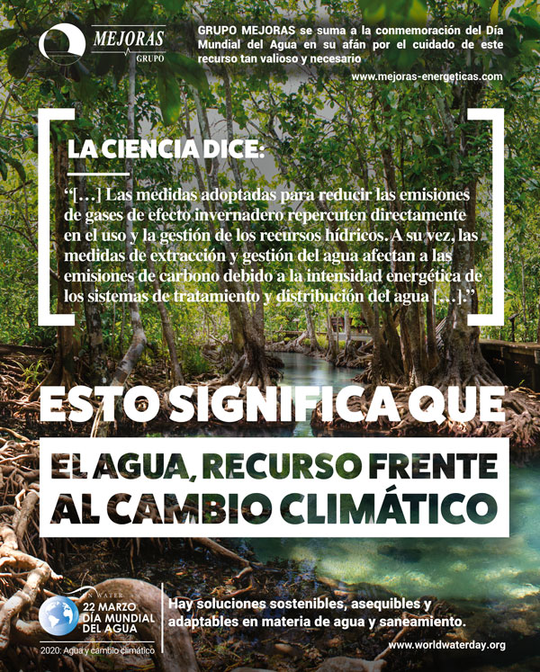 Día mundial del agua 2020 Grupo Mejoras
